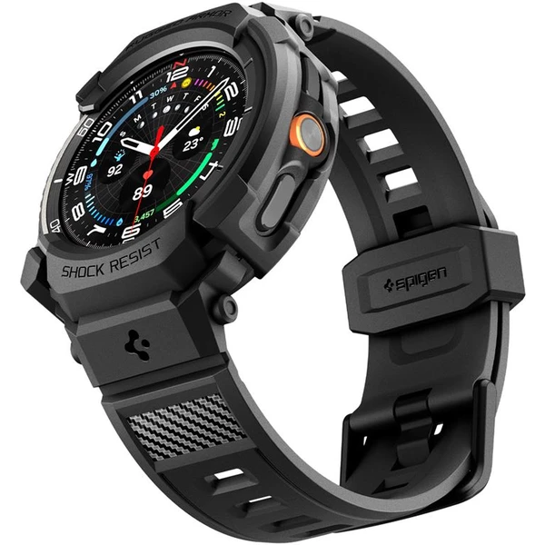 Spigen Rugged Armor Pro kryt s řemínkem Galaxy Watch8 Classic (46mm) matně černý - Pouzdra - Obrázek f54109f526f141e990100afad69cc7ff