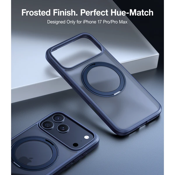 Torras Ostand Pro MagSafe kryt iPhone 17 Pro Max midnight blue - Pouzdra - Obrázek f5437bcd3bc24d42b14e46765babd640