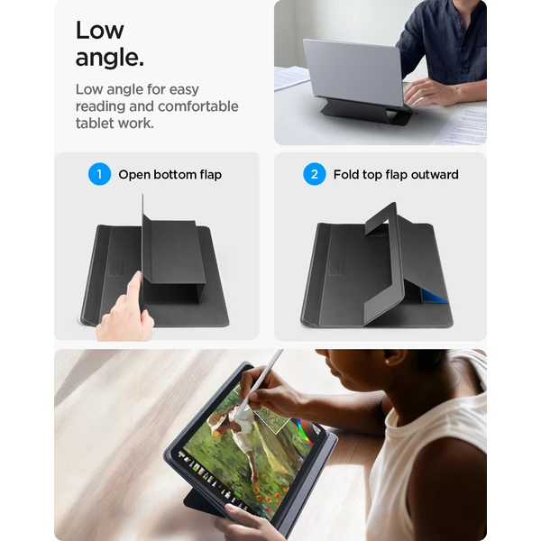 Spigen Slim Fold Laptop Stand LD201-S7 stojánek černý - Stojánky - Obrázek f56ac84ab85a45749288f9d29806385d