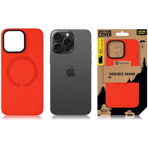 Tactical MagForce Aramid Bloody Mary Limited Edition Kryt pro Apple iPhone 15 Pro Max - Pouzdra - Obrázek f5824855017b46609ef6de6fa114f8f1