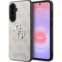Guess PU 4G Metal Logo kryt Samsung Galaxy A37 růžový - Pouzdra