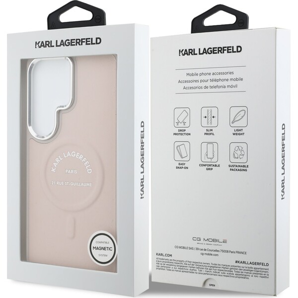 Karl Lagerfeld PU RSG Logo Magnetic kryt Samsung Galaxy S26 Ultra růžový - Pouzdra - Obrázek f5a8dc3e6f2f4c21be5eedfdcb5e7542