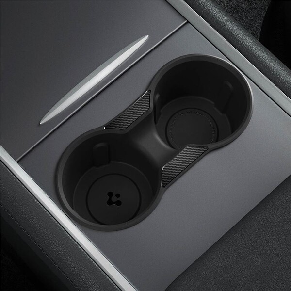 Spigen Center Console Cup Holder Insert Relaxed Grip vložky do držáku nápojů Tesla Model Y/3