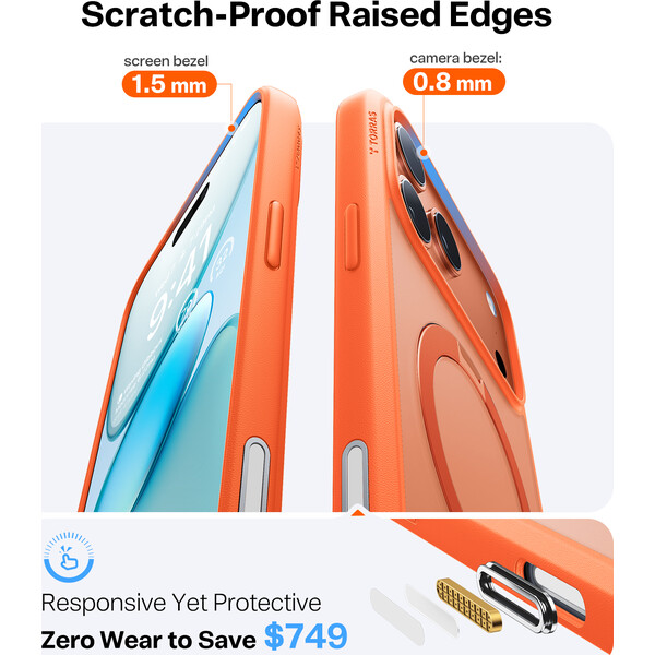 Torras Ostand Q3 Spin MagSafe kryt iPhone 17 Pro Max energy orange - Pouzdra - Obrázek f5cbb3c17ba44947b10d0f02dc1f77c2