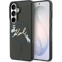 Karl Lagerfeld IML Choupette Karl Script Logo Magnetic kryt Samsung Galaxy S26 černý - Pouzdra