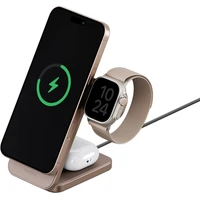 ENERGEA MagTrio Plus 3v1 Foldable (Qi2) MagSafe nabíječka zlatá - Nabíječky