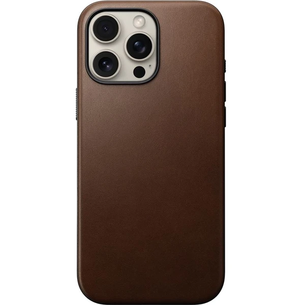 Nomad Modern Leather Case MagSafe kryt iPhone 16 Pro Max hnědý - Pouzdra - Obrázek f5ed84e39f844ceda46265f584e7b6ff
