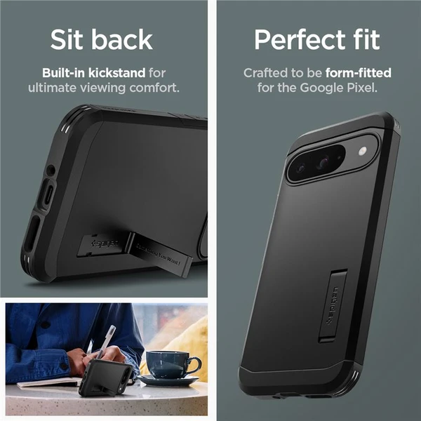 Spigen Tough Armor kryt Google Pixel 9 Pro/Pixel 9 černý - Pouzdra - Obrázek f5ff84814cb54a0a9c38fa97c5b1e105