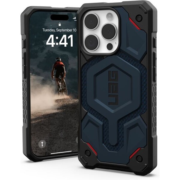UAG Monarch Pro Magsafe Kevlar kryt iPhone 16 Pro tmavě modrý