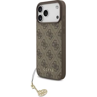 Guess 4G Charm kryt iPhone 17 Pro Max hnědý - Pouzdra