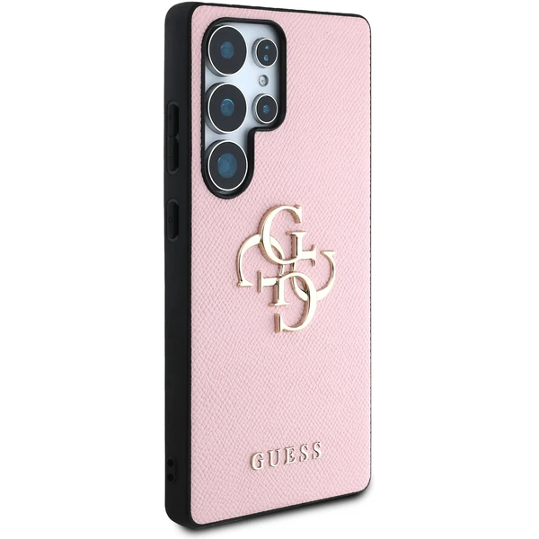 Guess PU Grained 4G Metal Logo kryt Samsung Galaxy S25 Ultra růžový - Pouzdra - Obrázek f634333d094c4282a2b5730e8a1f82e0