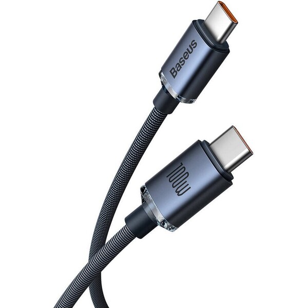 Baseus Crystal Shine USB-C/USB-C napájecí kabel 100W 2m černý - Kabely a redukce - Obrázek f63ca87b3de74329b5e4d5b9eb009f7b
