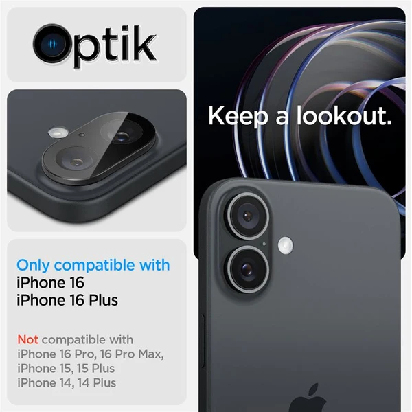 Spigen Glass tR Optik sada skel iPhone 16/16 Plus černá (2-pack) - Ochranné folie a skla - Obrázek f648cb4d100c4bc4a6788fedd9e617f1