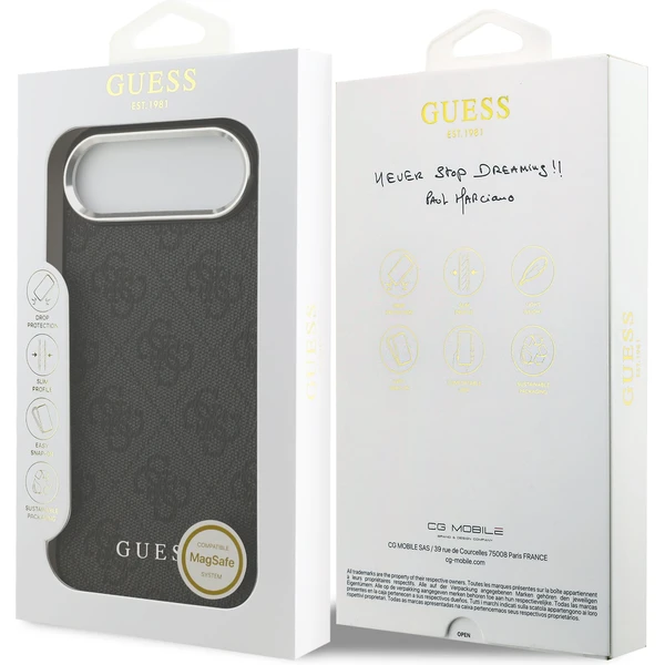 Guess 4G MagSafe kryt iPhone Air černý - Pouzdra - Obrázek f6494a9e4526474591f87c8f1d02f7d7