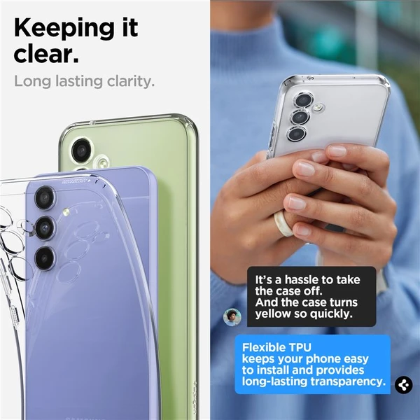 Spigen Liquid Crystal kryt Samsung Galaxy A54 5G čirý - Pouzdra - Obrázek f66c6a27aed64be58a0e7c2d8beea8b2