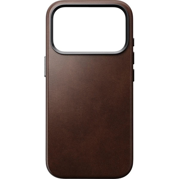 Nomad Traditional Leather (Horween) MagSafe kožený kryt iPhone 18 Pro Rustic Brown - Pouzdra - Obrázek f66ceb55560542ceb1ab9990ff9e631c