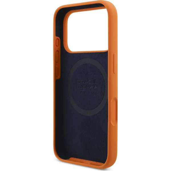 Oracle Red Bull Racing Silicone Blue Ring MagSafe kryt iPhone 17 Pro oranžový - Pouzdra - Obrázek f682c7c1121e4addb6afee2218b71783