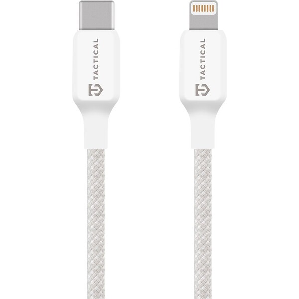 Tactical Stitch Thread kabel USB-C/Lightning (27W) 0.3m bílý