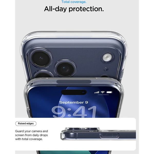 Spigen Ultra Hybrid MagSafe kryt iPhone 17 Pro Max clear deep blue - Pouzdra - Obrázek f6ca1fc3491646efa0d00783e4ef93da