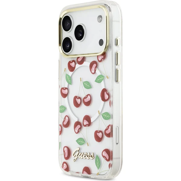 Guess IML Glitter Cherry MagSafe kryt iPhone 17 Pro - Pouzdra - Obrázek f6d5a946b5f64c2b82cfe9a9c6685eb9