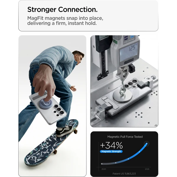 Spigen Ultra Hybrid S MagSafe kryt Samsung Galaxy S26 Ultra bílý - Pouzdra - Obrázek f6db4179706e4593be6683bb4a9f36e1
