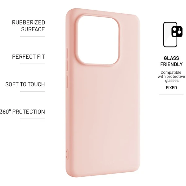 FIXED Story silikonový kryt Xiaomi Redmi Note 14 5G růžový - Pouzdra - Obrázek f6e9d51d18ed4b15b652087d407124e2