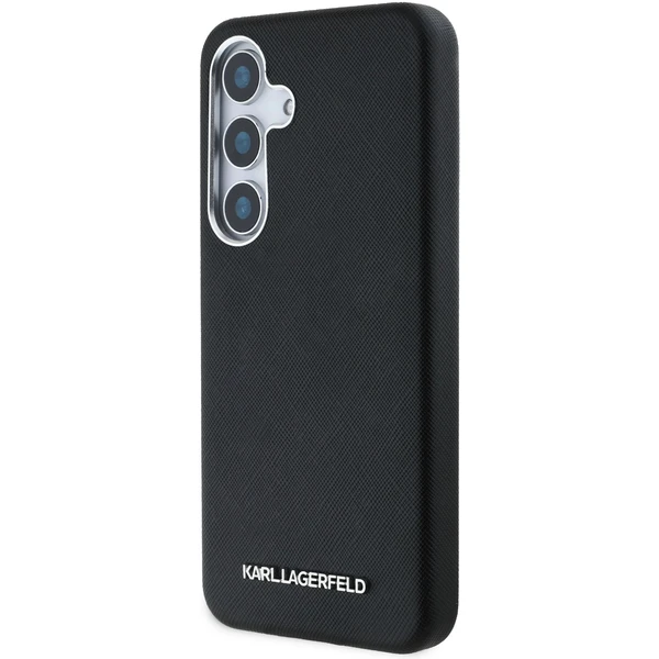 Karl Lagerfeld PU Saffiano Metal Logo and Frame kryt Samsung Galaxy S25 černý - Pouzdra - Obrázek f6e9d7f6e3904c16aa09f6c2b737c922