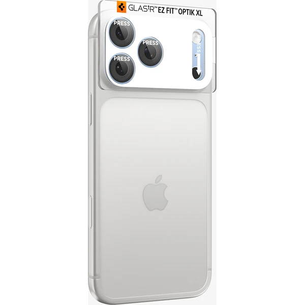 Spigen Glass tR EZ Fit Optik Pro XL 1 Pack sklo na fotoaparát iPhone 18 Pro světle modré - Ochranné folie a skla - Obrázek f702bd0630874505a0c9a17c20fd484f