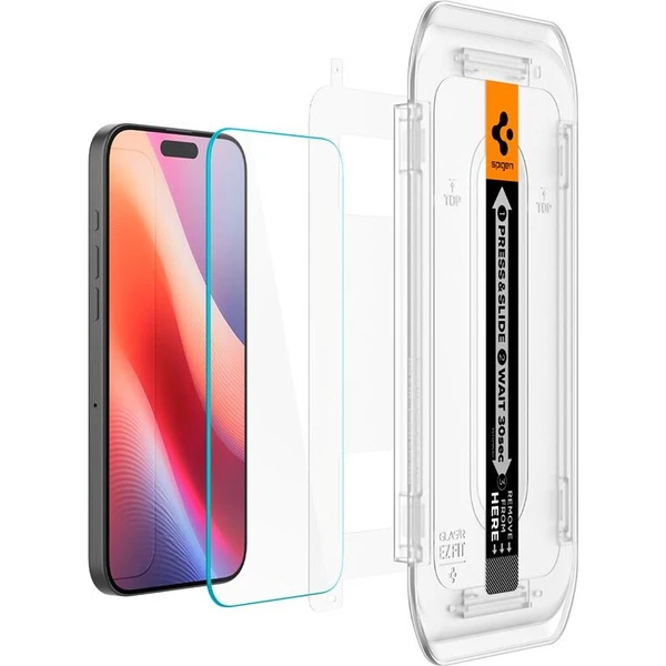 Spigen Glass tR EZ Fit tvrzené sklo iPhone 17 Pro Max/16 Pro Max čiré (2 ks) - Ochranné folie a skla - Obrázek f703317822c343779c8f6577afc66181