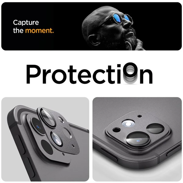 Spigen Glass tR EZ Fit Optik Metal sklo na fotoaparát iPad Pro 13" 2025/ iPad Pro 11" 2025 černé - Ochranné folie a skla - Obrázek f7187703575f49849cd9b2b575390bbf