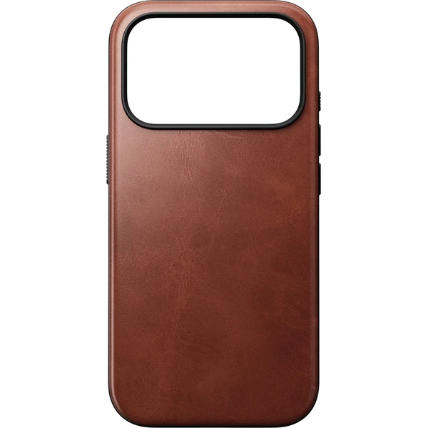 Nomad Modern Leather (Horween) MagSafe kožený kryt iPhone 18 Pro Olde Dublin - Pouzdra - Obrázek f723fa49204042d18d9825413667f4c2
