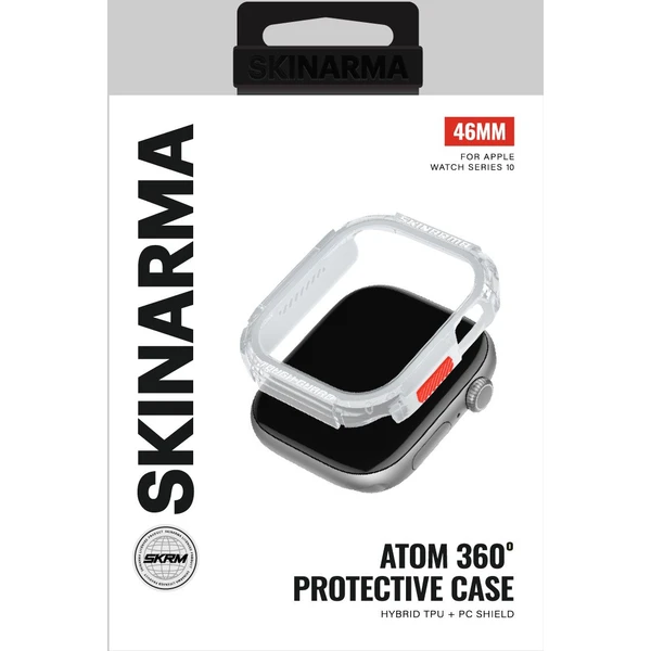 SKINARMA Atom kryt Apple Watch 46mm bílý - Pouzdra - Obrázek f730dac5b84742f9aef416f6822b02f6