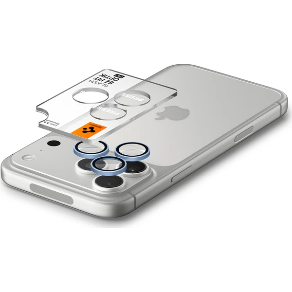 Spigen Glass tR EZ Fit Optik Pro 2 Pack sada skel iPhone 18 Pro Max/18 Pro světle modrá - Ochranné folie a skla - Obrázek f75dcbc341054befac46579cce2f7660