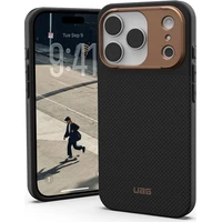 UAG Fibr Armr MagSafe kryt iPhone 17 Pro kevlar černý/bronzový - Pouzdra