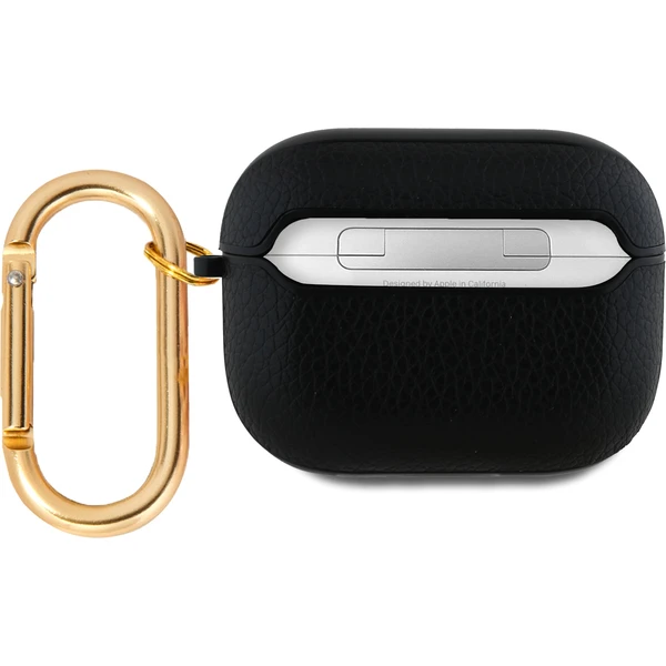 Guess PU Grained Classic Logo pouzdro pro AirPods 3 černé - Pouzdra - Obrázek f77cbcadc8a94d71a8a2c121c6ebda9a