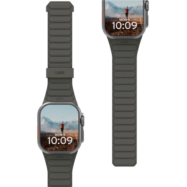 UAG Pathfinder řemínek Apple Watch 49/46/45/44/42mm olivový/oranžový - Řemínky - Obrázek f78396f8ff124c61b3e55bf56e095c86