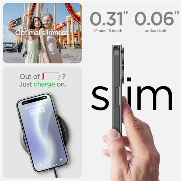 Spigen Crystal Flex MagSafe kryt iPhone 16 crystal clear - Pouzdra - Obrázek f79471b583464af09d49dff769926ea0