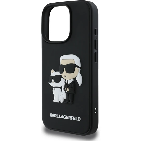 Karl Lagerfeld PU Saffiano Karl and Choupette kryt pro iPhone 16 Pro černý - Pouzdra - Obrázek f79ba90d87b44e6080a1eb128683396f