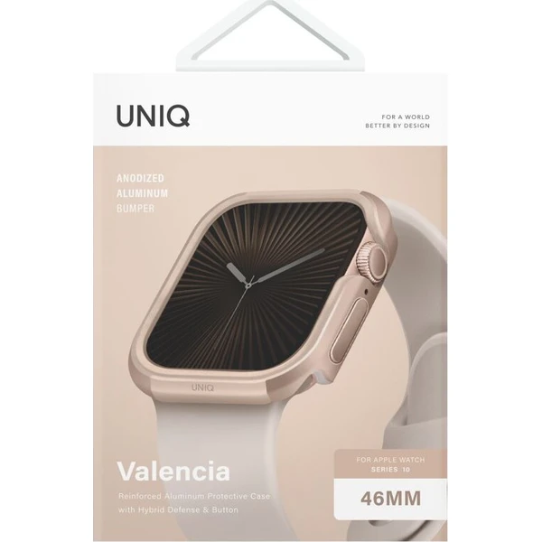 UNIQ Valencia ochranný kryt Apple Watch 46mm zlatý - Pouzdra - Obrázek f7e4b170bd9a4a53ad3c429c4dc50d3a