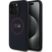 Oracle Red Bull Racing PU Leather Red Ring MagSafe kryt iPhone 15 Pro Max modrý - Pouzdra