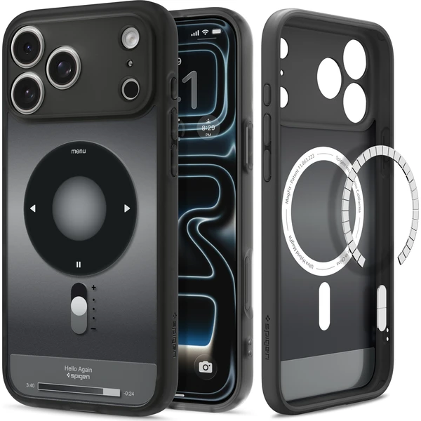 Spigen Ultra Hybrid MagSafe kryt iPhone 18 Pro/17 Pro classic black - Pouzdra - Obrázek f802985c5ccc4244a87da6435f399e42