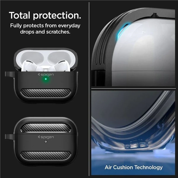 Spigen Rugged Armor pouzdro pro  AirPods Pro 2 černé - Pouzdra - Obrázek f80530b054a544eb9e93f6abf91a20f4