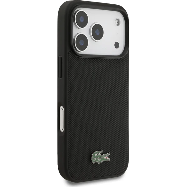 Lacoste Iconic Petit Pique MagSafe kryt + peněženka iPhone 17 Pro černý - Pouzdra - Obrázek f82fb502d08e45db996faf5a1df81833