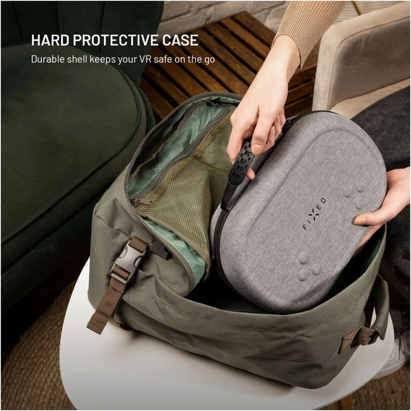 FIXED VR Protective Case pouzdro pro Meta Quest 3/3S, šedé - Pouzdra - Obrázek f838b8f084734df685f478baa6227e6e