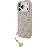 Guess 4G Charm kryt iPhone 17 Pro růžový - Pouzdra