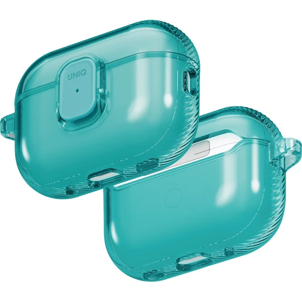 UNIQ Glase Pro Lock Case pouzdro AirPods Pro 3 tyrkysové - Pouzdra - Obrázek f84c3be94c5e43de899a586600ee1174