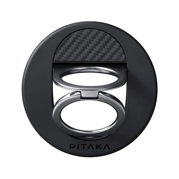 Pitaka MagEZ Grip 3 MagSafe držák/stojánek na telefon Black/grey - Držáky - Obrázek f852d302002f4a6f93a9792335819a63