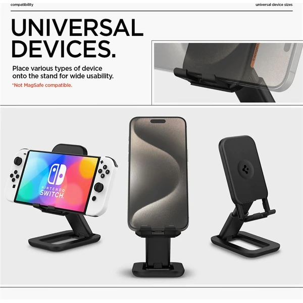 Spigen Universal Phone stand univerzální stojánek černý - Stojánky - Obrázek f861423075b84194ab44b7ad7f85765d