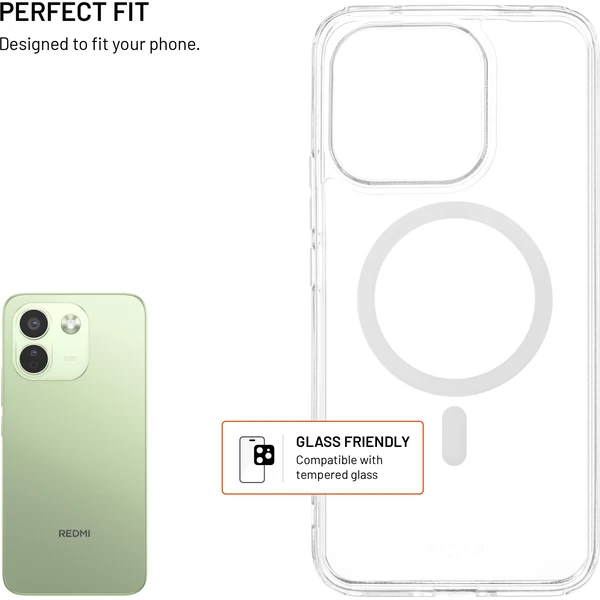 FIXED MagPure kryt s MagSafe Xiaomi Redmi Note 17 Pro Max 5G čirý - Pouzdra - Obrázek f8721ec83f0447b6844a3e818a1ca002