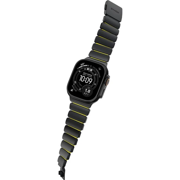 Nomad Stratos Band FKM řemínek Apple Watch 45/46/49mm Black Titanium/Volt - Řemínky - Obrázek f8769cdc77d9401598f2e8cbbeaa3d25